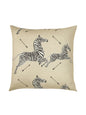 Scalamandre Dazzle of Zebras 22 X 22 - Tan Decorative Pillow