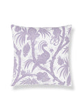 Scalamandre Balinese Peacock 22 X 22 - Lavender Decorative Pillow