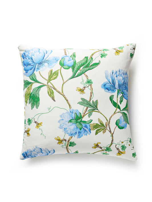 Scalamandre Isadora Print 22 X 22 - Bluebonnet Decorative Pillow