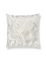 Scalamandre Deco Flower 22 X 22 - Pearl Grey Decorative Pillow