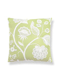 Scalamandre Kensington Embroidery 22 X 22 - Celery Decorative Pillow
