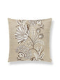 Scalamandre Annelise Embroidery 22 X 22 - Flax Decorative Pillow