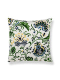 Scalamandre Delphine Embroidery 22 X 22 - Jardin Decorative Pillow