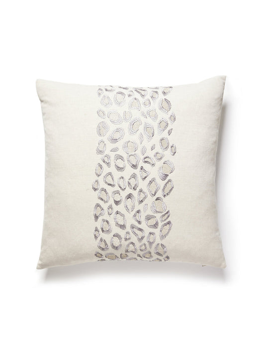 Scalamandre Catwalk Embroidery 22 X 22 - Looking Glass Decorative Pillow