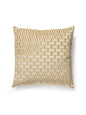 Scalamandre Parlor Velvet 22 X 22 - Butter Pecan Decorative Pillow