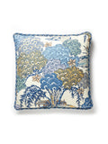 Scalamandre Sea of Trees 22 X 22 - Blue Ridge Decorative Pillow