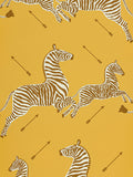 Scalamandre Zebras Zanzibar Gold Wallcovering