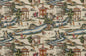Special Order  Scalamandre Shanghai Multi On Tea Stain - B Chinoisery Painting Printed 100% Paper MSRP USD1256/Y Asian Landscape Wallcovering