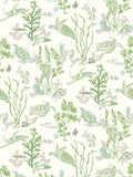 Scalamandre Garparilla Vinyl II Seaweed Wallcovering