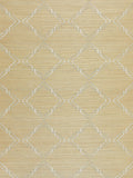 Scalamandre Monroe Embroidered Grasscloth Papyrus Wallcovering