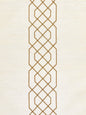 Scalamandre Adelaide Beaded Sisal Burnished Gold Wallcovering