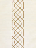 Scalamandre Adelaide Beaded Sisal Burnished Gold Wallcovering