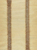 Scalamandre Veronica Beaded Grasscloth Burnished Gold Wallcovering