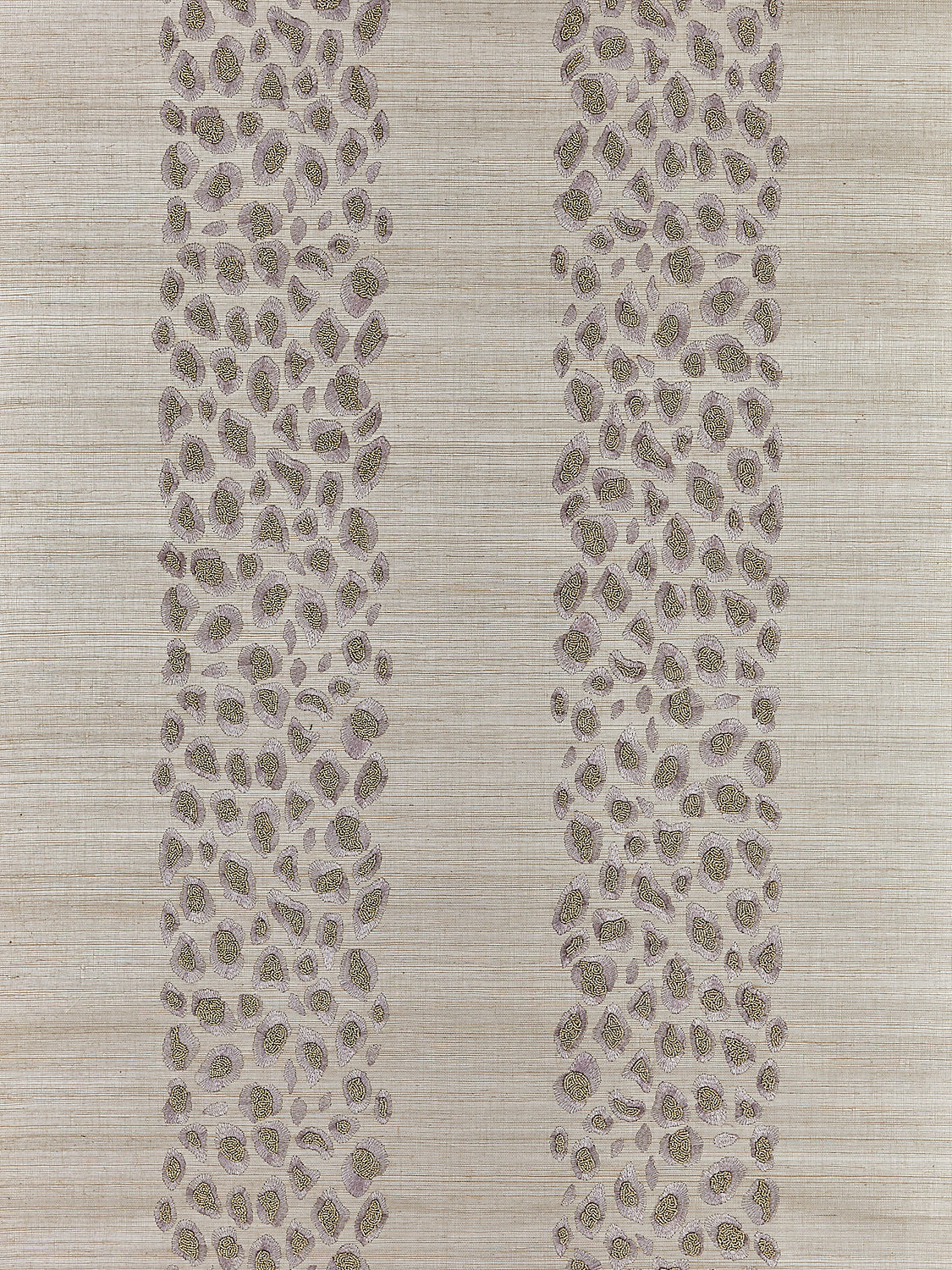 Scalamandre Catwalk Embellished Grasscloth Looking Glass Wallcovering