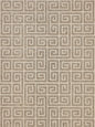 Scalamandre Fret Mosaic Grasscloth Tiger Eye Wallcovering