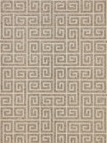 Scalamandre Fret Mosaic Grasscloth Tiger Eye Wallcovering