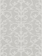 Scalamandre Saxony Scroll Steel Wallcovering