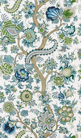 Scalamandre Metropolitan Palampore Aegean Wallcovering