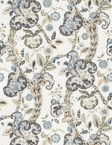 Scalamandre Cumbria Smoke on Ivory Wallcovering