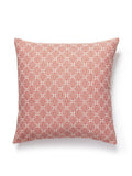 Scalamandre Cape May Outdoor 22 X 22 - Cherry Decorative Pillow