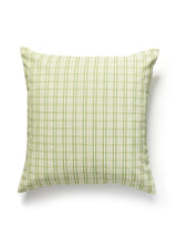Scalamandre Check Please Outdoor 22 X 22 - Fern Decorative Pillow