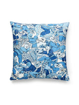 Scalamandre Dragon Dance 22 X 22 - Porcelain Decorative Pillow