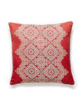 Scalamandre Josephine 22 X 22 - Carnelian Decorative Pillow