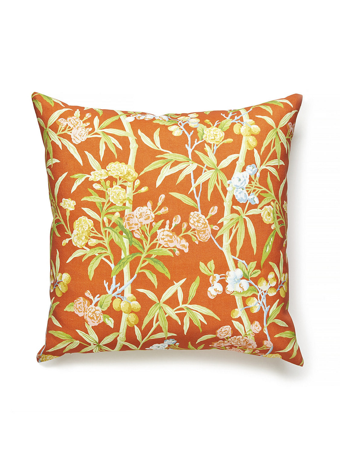 Scalamandre Lanai Outdoor 22 X 22 - Guava Decorative Pillow