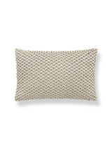 Scalamandre Fleur Embroidery 14 X 22 - Flax Decorative Pillow