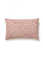 Scalamandre Dot Weave 14 X 22 - Carnelian Decorative Pillow