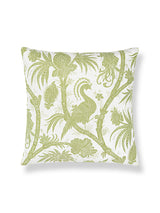 Scalamandre Balinese Peacock 22 X 22 - Pear Decorative Pillow
