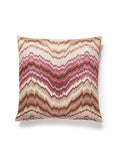Scalamandre Bergamo Embroidery 22 X 22 - Mulberry Decorative Pillow
