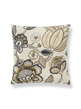 Scalamandre Coromandel Embroidery 22 X 22 - Flax Decorative Pillow