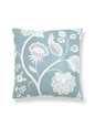 Scalamandre Kensington Embroidery 22 X 22 - Sky Decorative Pillow
