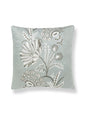 Scalamandre Annelise Embroidery 22 X 22 - Skylight Decorative Pillow