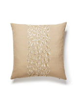 Scalamandre Catwalk Embroidery 22 X 22 - Desert Decorative Pillow