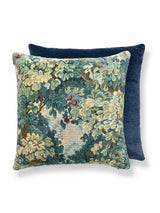 Scalamandre Marly / Como 22 X 22 - Blues / Navy Decorative Pillow