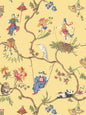 Scalamandre Ming Circus Multi on Pollen Wallcovering