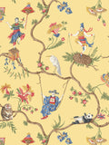 Scalamandre Ming Circus Multi on Pollen Wallcovering
