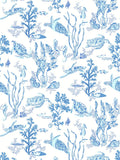 Scalamandre Garparilla Vinyl II Marine Wallcovering