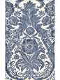 Scalamandre Luciana Damask Print Denim Wallcovering