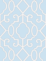 Scalamandre Ming Fretwork Cloud Wallcovering