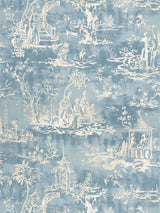 Scalamandre Summer Palace Sky Wallcovering