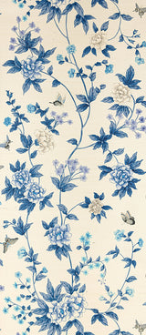 Scalamandre Luoyang Garden Sisal Porcelain Wallcovering
