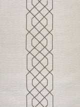 Scalamandre Adelaide Beaded Sisal Pewter Wallcovering
