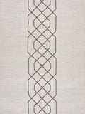 Scalamandre Adelaide Beaded Sisal Pewter Wallcovering