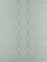 Scalamandre Valentina Embellished Sisal Seaglass Wallcovering