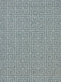 Scalamandre Fret Mosaic Grasscloth Mineral Wallcovering