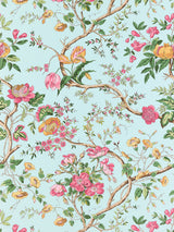 Scalamandre Persephone Spring Sky Wallcovering