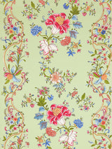 Scalamandre Camellia Trellis Seafoam Posey Wallcovering